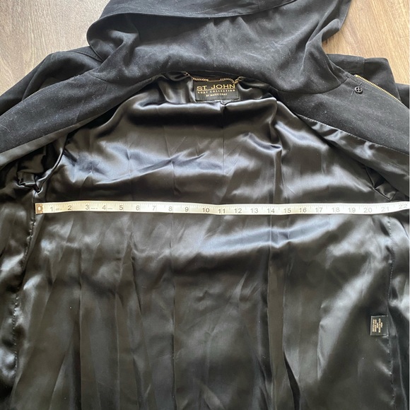St. John Coat Collection by Marie Gray Hooded Long Jacket - Picture 13 of 15